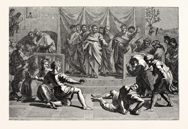 THE DEATH OF ANANIAS