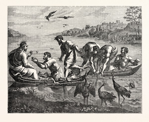 THE MIRACULOUS DRAUGHT OF FISHES