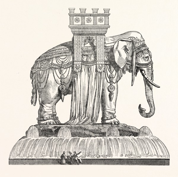 Design for the Fountain of the Elephant at Paris