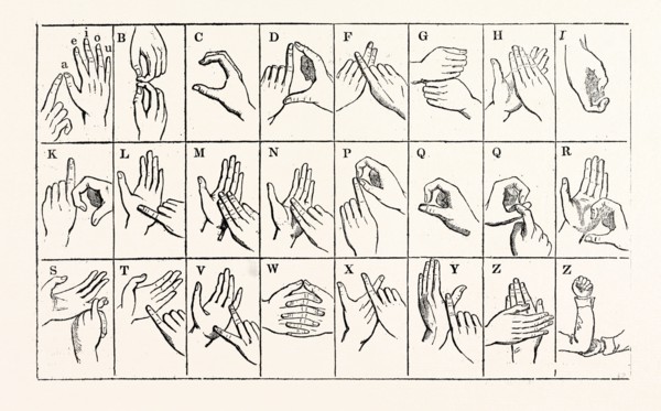 The Double-handed Alphabet