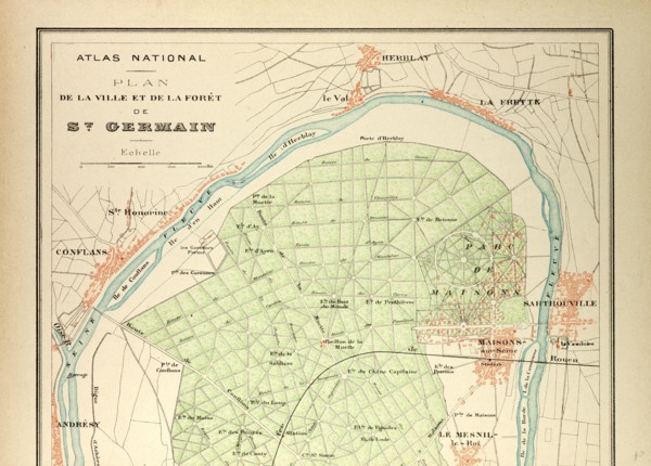 MAP OF ST. GERMAIN
