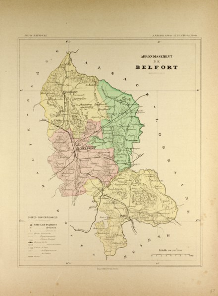 MAP OF BELFORT