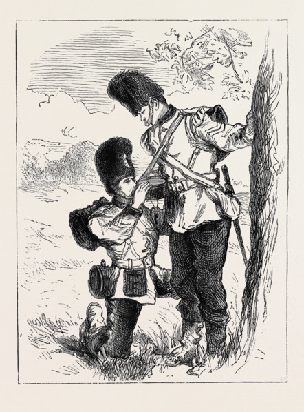 THE AUTUMN MANOEUVRES: A FRIEND IN NEED, A SKETCH ON THE MARCH TO BOTTLE BUSH DOWN