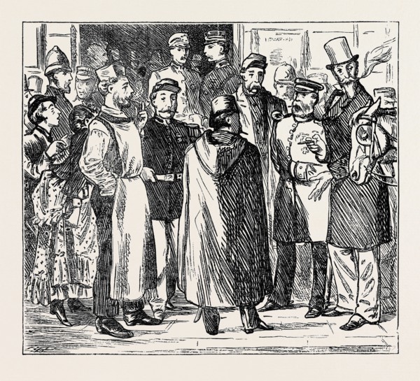 OUR FOREIGN CRITICS AT SHOEBURYNESS: AT THE STATION