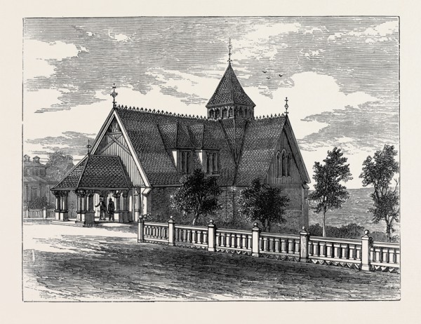THE POET LONGFELLOW'S CHURCH IN MASSACHUSETTS, UNITED STATES
