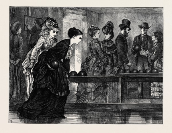 AN AMERICAN TEN-PIN ALLEY: A LADIES' GAME