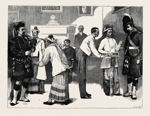 THE BURMESE AMBASSADORS AT EDINBURGH CASTLE