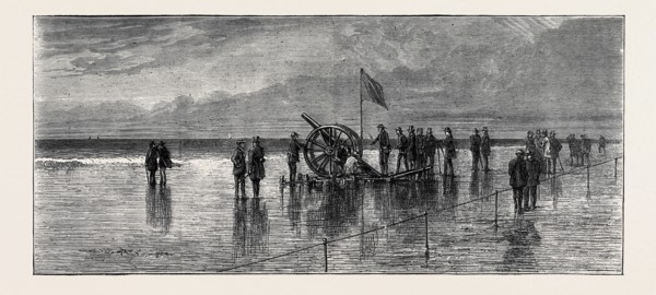THE DUKE AND DUCHESS OF TECK AT SOUTHPORT: EXPERIMENTS WITH THE 9-POUNDER WHITWORTH FIELD GUN ON