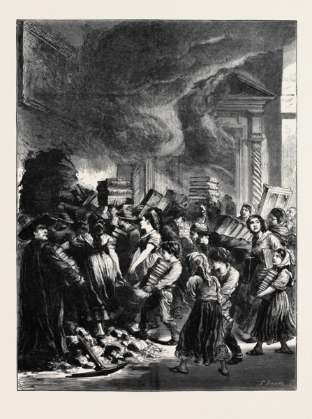 THE LATE FIRE AT THE ESCURIAL PALACE: RESCUING BOOKS FROM THE LIBRARY