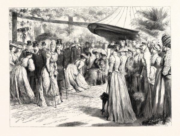 THE VISIT OF THE GERMAN EMPEROR: THE GARDEN PARTY GIVEN AT MARLBOROUGH HOUSE BY THE PRINCE AND