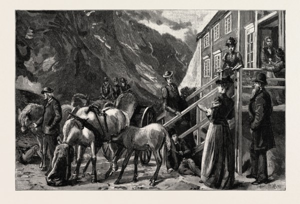 THE RENDEZVOUS AT HORGHEIM, UNDER THE TROKTINDER, NORWAY