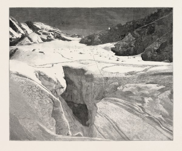 THE FATAL ACCIDENT ON MONT BLANC: GENERAL VIEW OF THE PETIT PLATEAU: 1. The origin of the