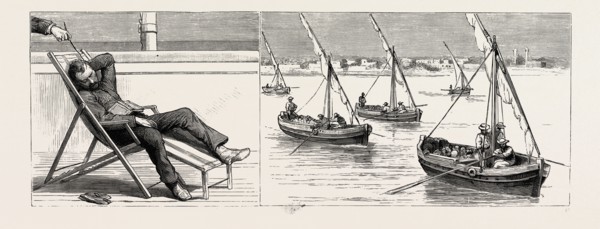 THE INDIAN RELIEF TROOPING SEASON, PASSING THROUGH THE SUEZ CANAL: THE PRACTICAL JOKER IMITATES A