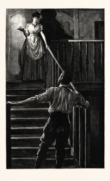 TESS OF THE D'URBERVILLES: "Clare came down from the landing above in his skirt-sleeves, and put