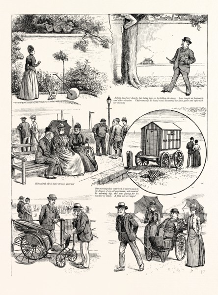 THE STORY OF A SEASIDE ELOPEMENT: Edwin loved her dearly, but, being poor, is forbidden the house.