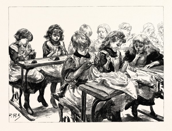 THE FREE EDUCATION ACT, THE SEWING CLASS OF ELDER GIRLS