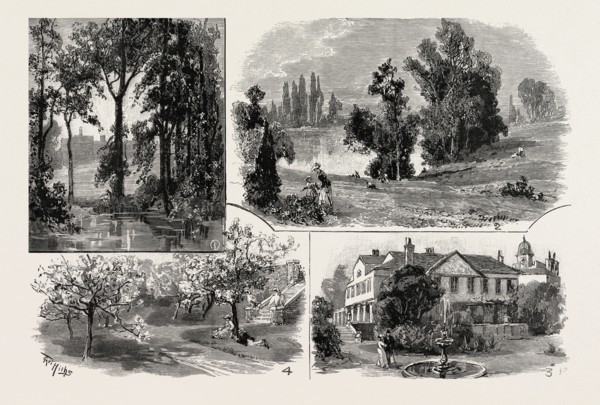 SKETCHES IN WATERLOW PARK, WHICH HAS BEEN PRESENTED TO THE PUBLIC BY SIR SYDNEY WATERLOW: 1. The