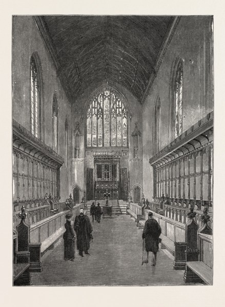 THE NEW CHAPEL, QUEEN'S COLLEGE, CAMBRIDGE: The entire cost of which has been defrayed by the