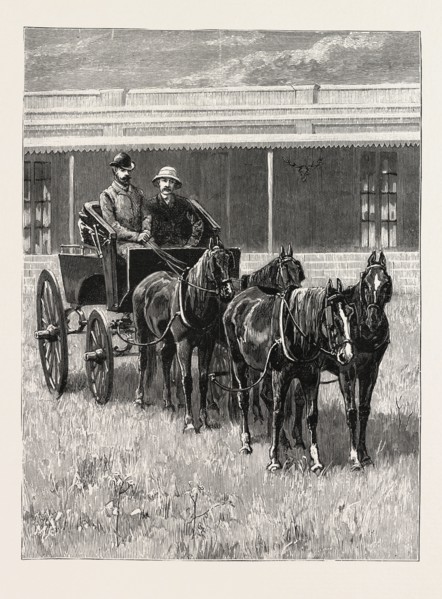 SKETCHES OF LIFE ON AN ESTANCIA IN THE ARGENTINE REPUBLIC: STARTING FOR A DRIVE OVER THE PAMPAS IN