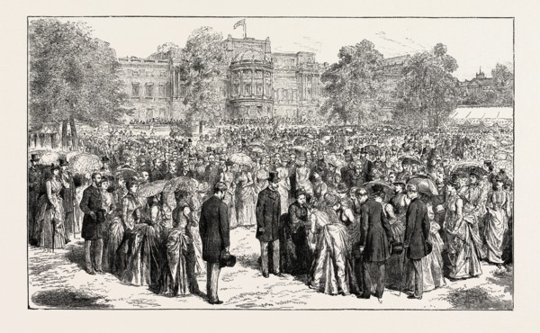 H.R.H. THE PRINCE OF WALES ATTENDING HER MAJESTY AT THE ROYAL JUBILEE GARDEN PARTY HELD IN THE