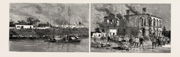 THE CHINESE OUTRAGES, THE RIOTS IN THE FOREIGN CONCESSION AT ICHANG ON THE UPPER YANGTZE RIVER: THE
