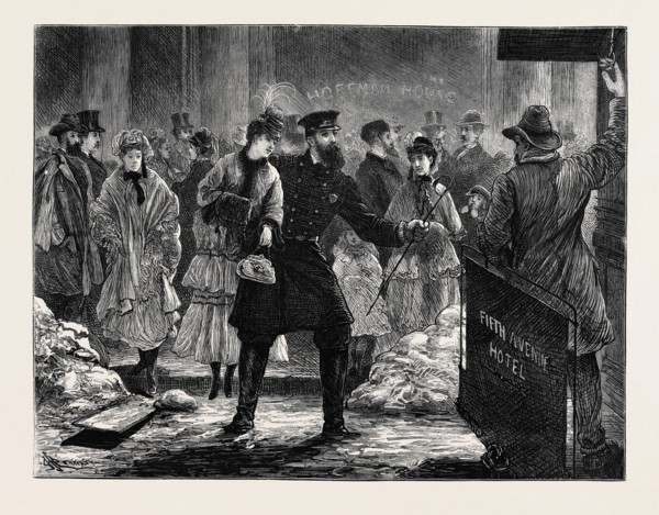 A FEBRUARY THAW, BROADWAY, NEW YORK