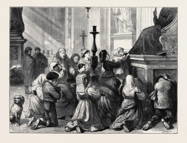 ROME: KISSING THE TOE OF ST. PETER'S STATUE
