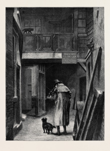 BLIND, FROM THE PICTURE BY A.W. BAYES, IN THE DUDLEY GALLERY