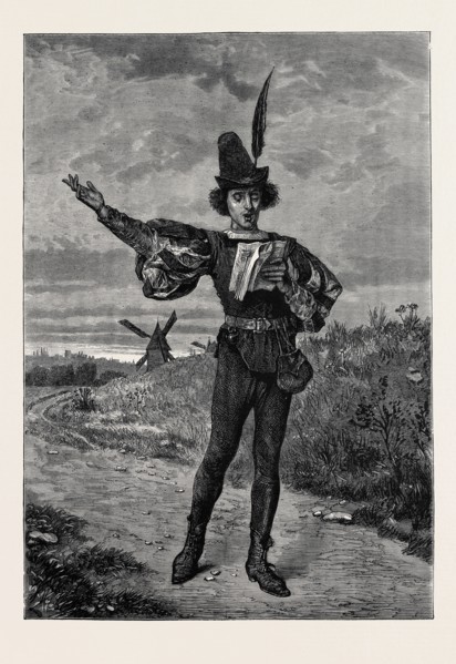 STUDYING HIS PART, FROM THE PICTURE BY FIRMIN-GIRARD