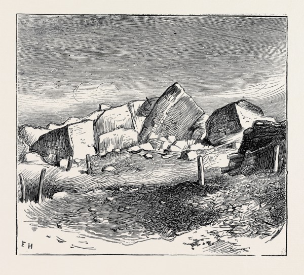 EXPERIMENTS WITH GUN-COTTON NEAR HASTINGS: ONE MINUTE AFTER THE EXPLOSION