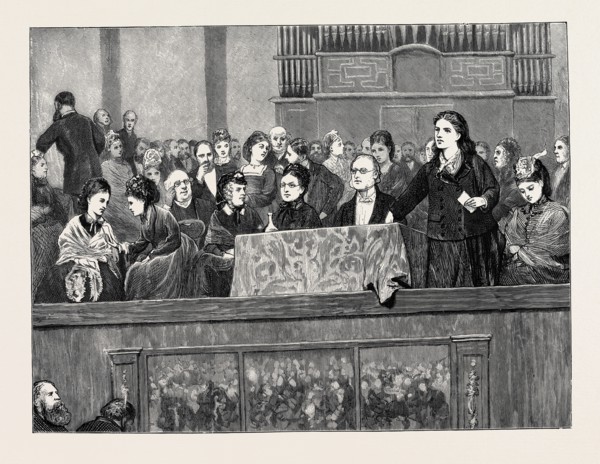 WOMEN'S RIGHTS: A MEETING AT THE HANOVER SQUARE ROOMS