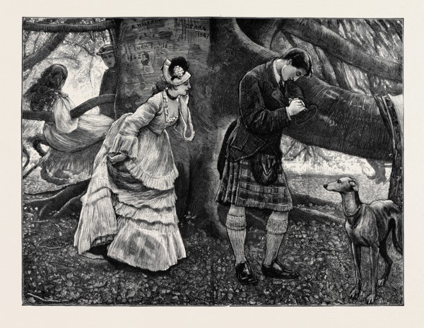 LINKED NAMES, FROM THE PICTURE BY R.W. MACBETH