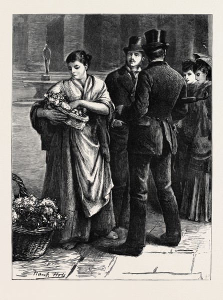 SKETCHES IN LONDON: A FLOWER GIRL
