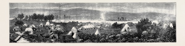 PANORAMA OF THE DIAMOND FIELDS, VAAL RIVER, SOUTH AFRICA
