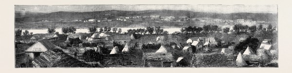 PANORAMA OF THE DIAMOND FIELDS, VAAL RIVER, SOUTH AFRICA