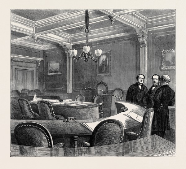 THE GENEVA ARBITRATION: THE SALLE DU CONGRÃàS IN THE HÃîTEL DE VILLE, WHERE THE ARBITRATORS MEET