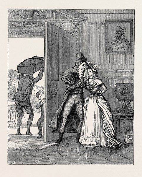 HOW I JOINED THE HUNDRED-AND-FIFTIETH, A REMINISCENCE OF THE EIGHTEENTH CENTURY: Sad Parting with