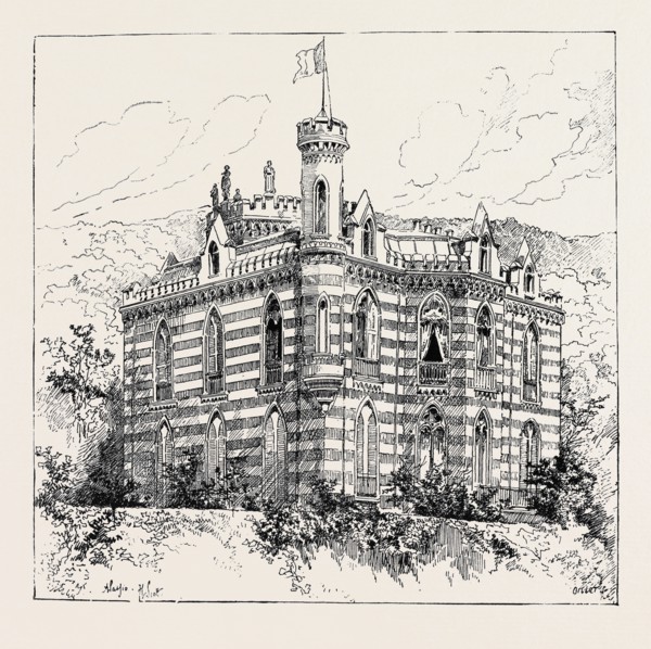 HOUSE AT ALASSIO, INHABITED BY GARIBALDI IN 1880