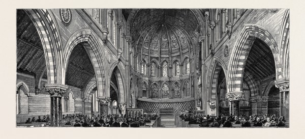 LEICESTER: INTERIOR OF ST. MARK'S CHURCH