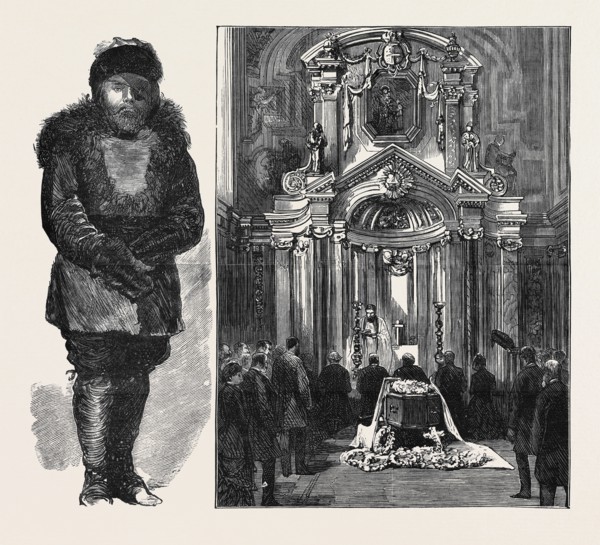 THE LOSS OF THE "JEANNETTE:" LIEUTENANT DANENHOWER (LEFT); THE FUNERAL OF LORD F. CAVENDISH: