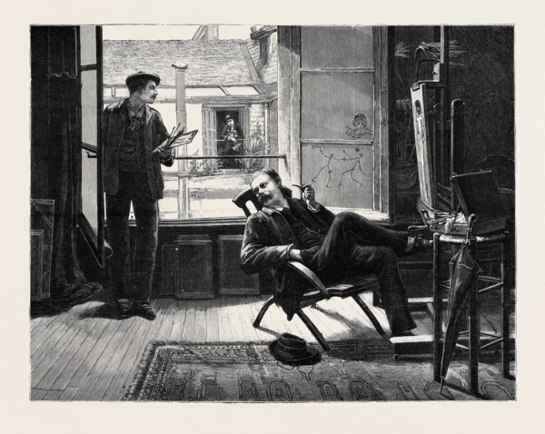 "NEIGHBOURS" FROM THE PICTURE BY W.H. BARTLETT