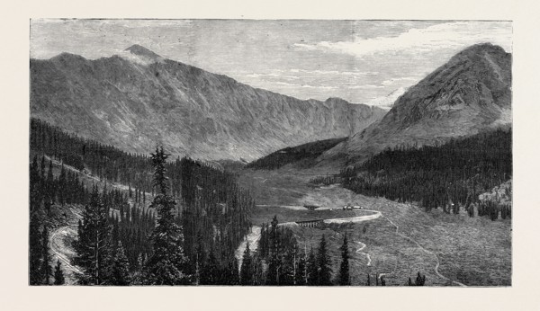 THE DENVER AND RIO GRANDE RAILWAY, NEW MEXICO, THE FREMONT PASS, HEADWATER OF THE ARKANSAS