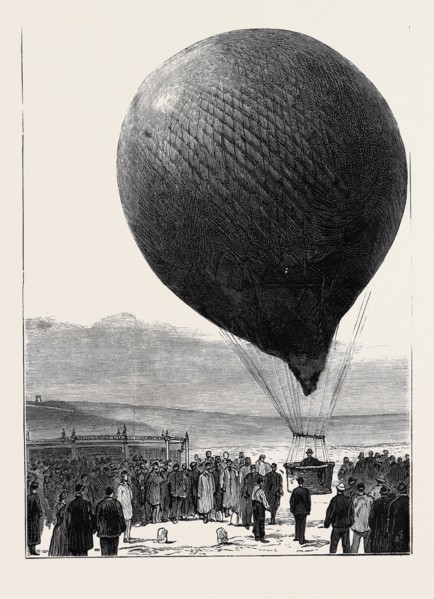 COLONEL BURNABY'S RECENT BALLOON VOYAGE ACROSS THE CHANNEL: THE START