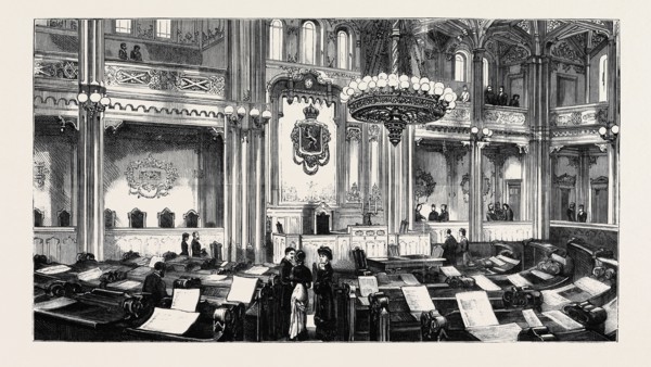 THE ROYAL SWEDISH MARRIAGE; RECEPTION OF THE CROWN PRINCE OF SWEDEN AND NORWAY AND HIS BRIDE AT
