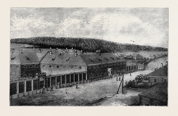 SIBERIA: THE ALEXANDREFFSKY CENTRAL PRISON, NEAR IRKUTSK