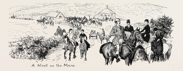 AT A DEER HUNT ON EXMOOR
