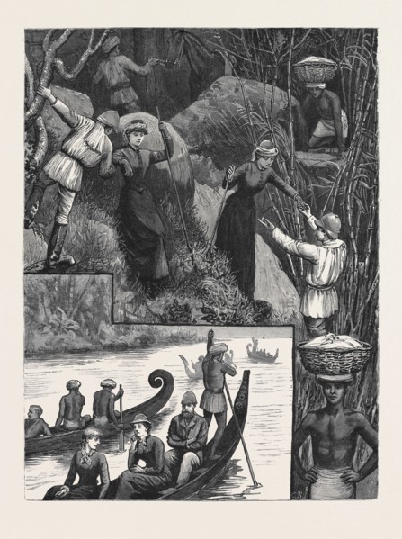 LIFE IN SOUTHERN INDIA: 1. Going to a jungle Picnic: A Short Cut Down a Nullah; 2. An Evening's