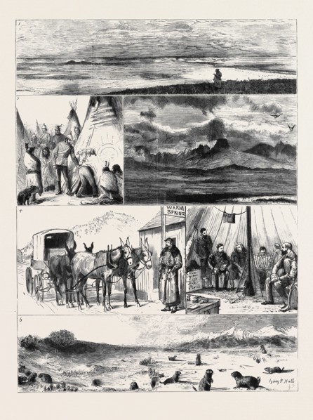 IN THE GREAT NORTH-WEST WITH THE MARQUIS OF LORNE, CROSSING THE BOUNDARY LINE: 1. Rolling Prairie: