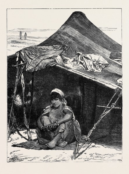 AN ARAB TENT, TUNIS