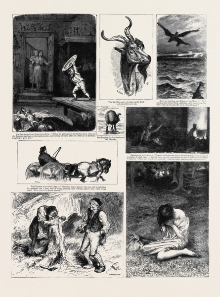 ROUND THE YULE LOG: NORWEGIAN FOLK AND FAIRY TALES: LEGENDS OF THE MILL; EAST OF THE SUN AND WEST